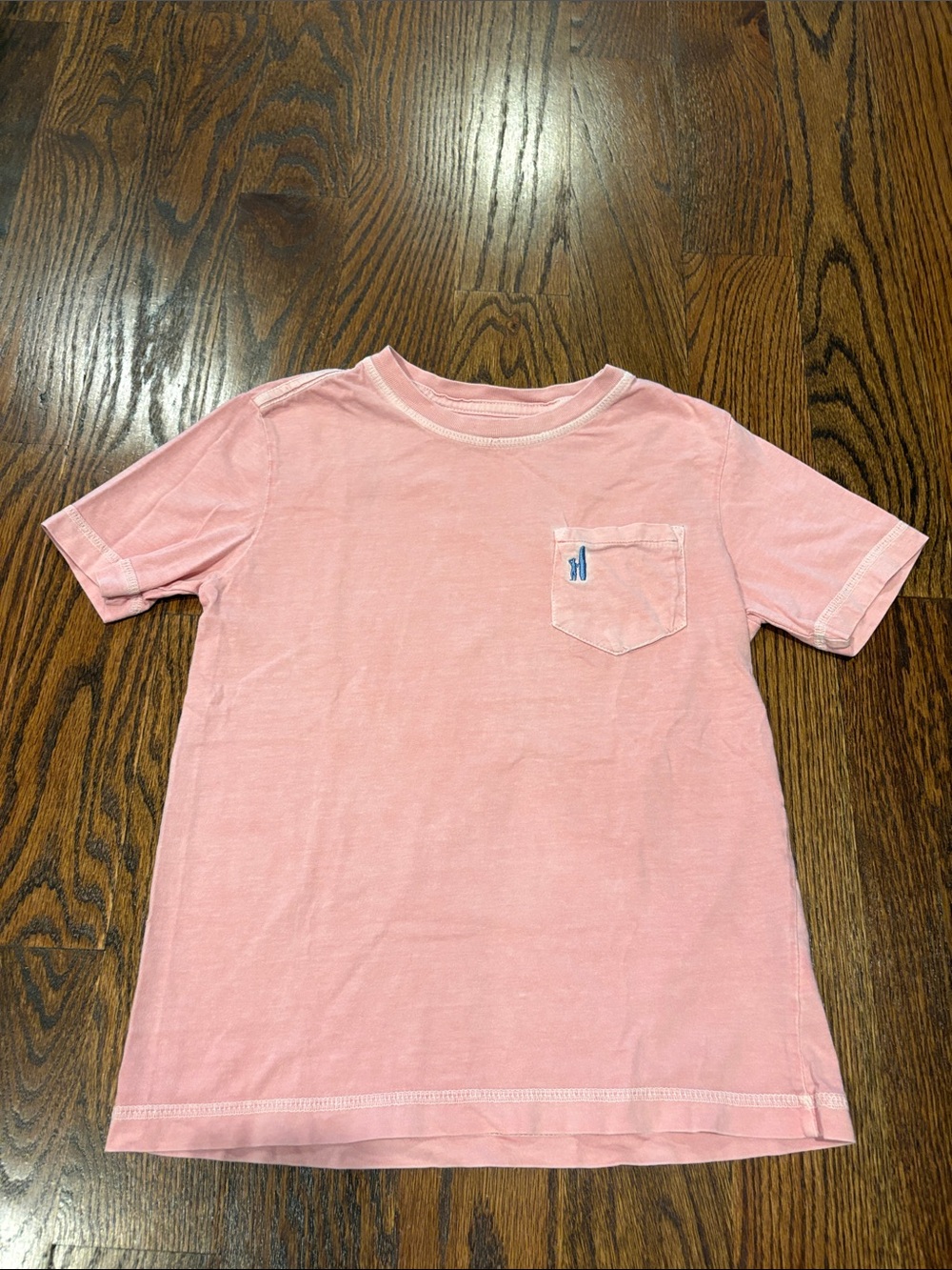Johnnie-O Boys Dale Pocket Crew Neck Short Sleeve T-Shirt size 7 - washed style